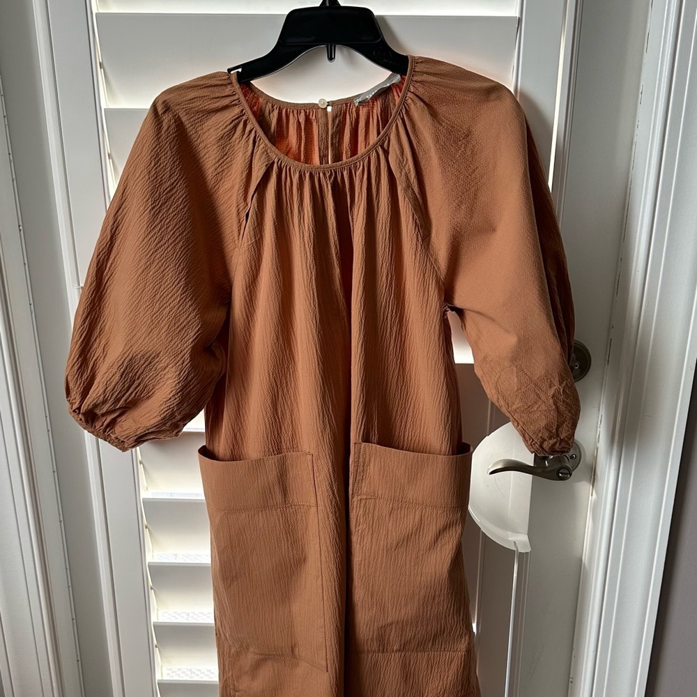 Everlane dress S organic cotton clay colored